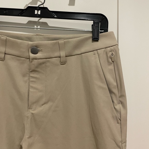 Men's Lululemon ABC Slim Fit Trouser Tan Pants - Picture 2 of 5